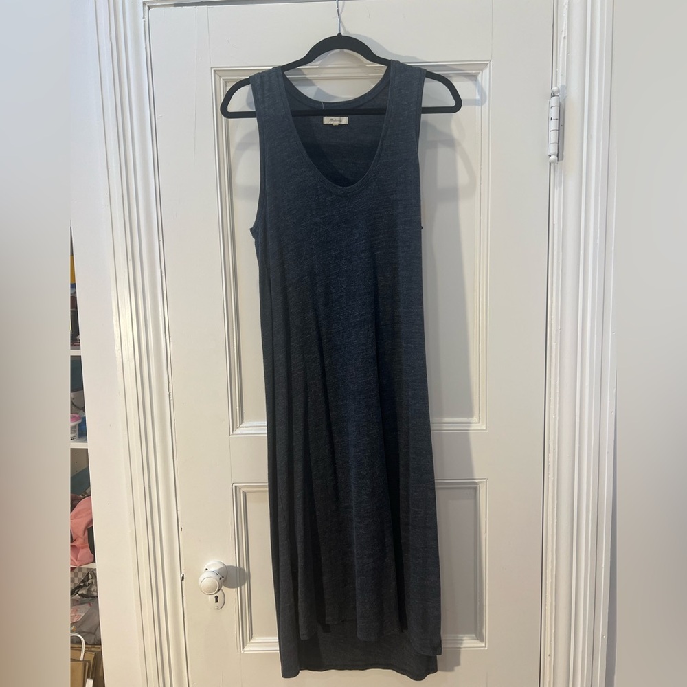 Madewell Charcoal Sleeveless Maxi Dress - size L